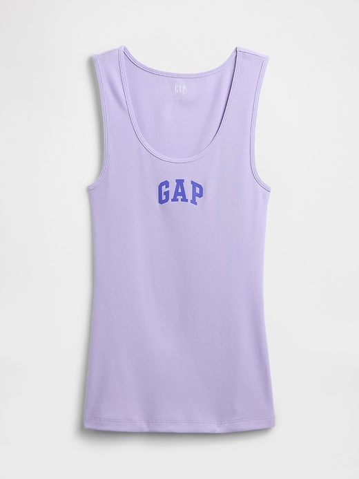 Image number 5 showing, Gap Logo Ribbed Scoopneck Tank Top