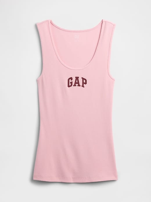 Image number 5 showing, Gap Logo Ribbed Scoopneck Tank Top