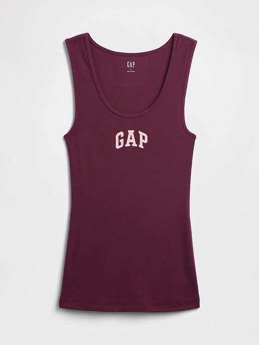 Image number 5 showing, Gap Logo Ribbed Scoopneck Tank Top