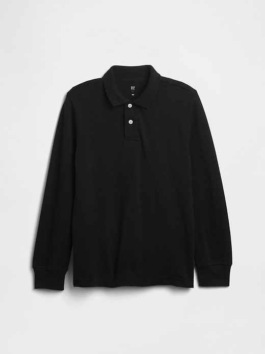 Image number 1 showing, Kids Uniform Pique Polo Shirt