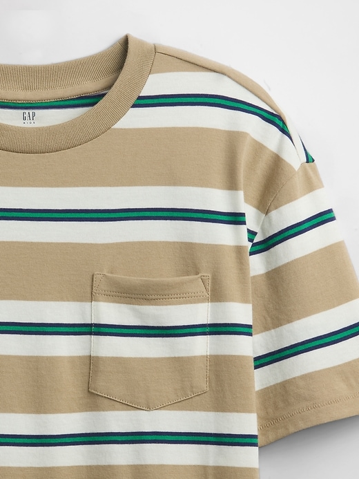 Image number 3 showing, Kids Stripe Pocket T-Shirt
