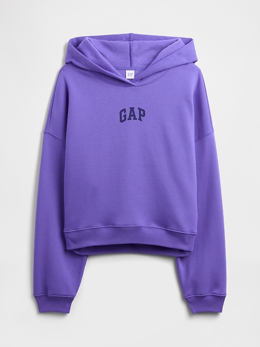 Image number 5 showing, Relaxed Gap Mini-Logo Cropped Hoodie