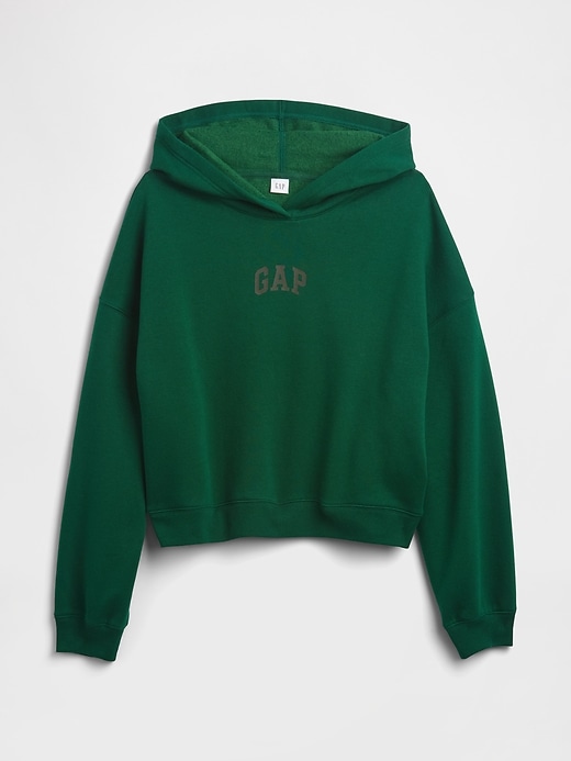 Image number 5 showing, Relaxed Gap Mini-Logo Cropped Hoodie