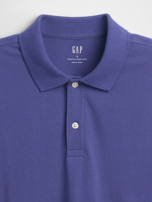 Image number 4 showing, Stretch Pique Polo Shirt