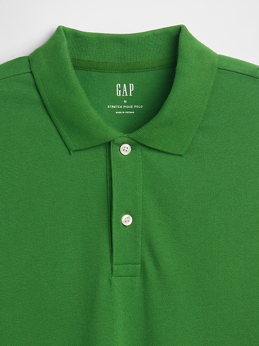 Image number 4 showing, Stretch Pique Polo Shirt