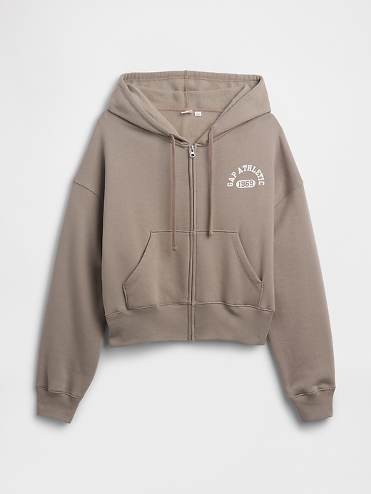 Image number 5 showing, Oversized Gap Graphic Zip Hoodie