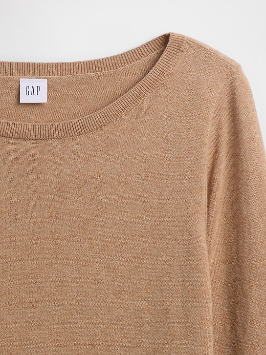 Image number 4 showing, Relaxed Boatneck Sweater