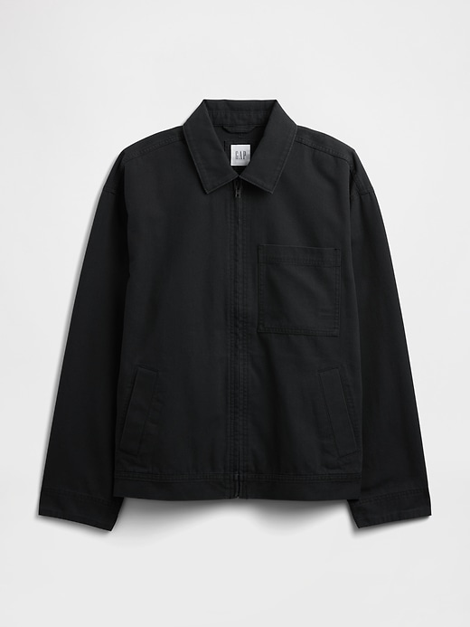 Image number 5 showing, Relaxed Canvas Workwear Jacket