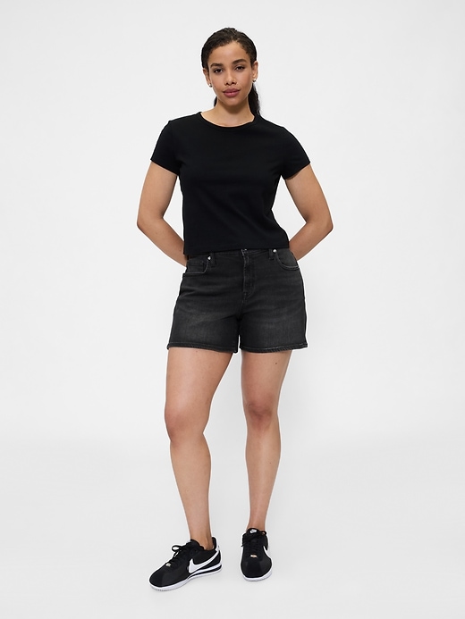 Image number 5 showing, 5" Mid Rise Denim Shorts