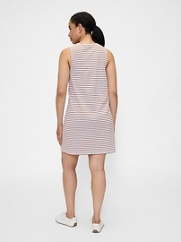 Stripe Jersey Mini Dress
