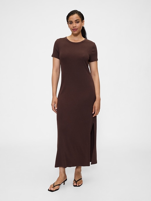 Image number 4 showing, Ribbed Maxi Dress