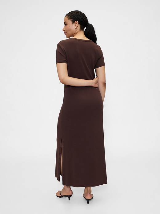 Image number 5 showing, Ribbed Maxi Dress
