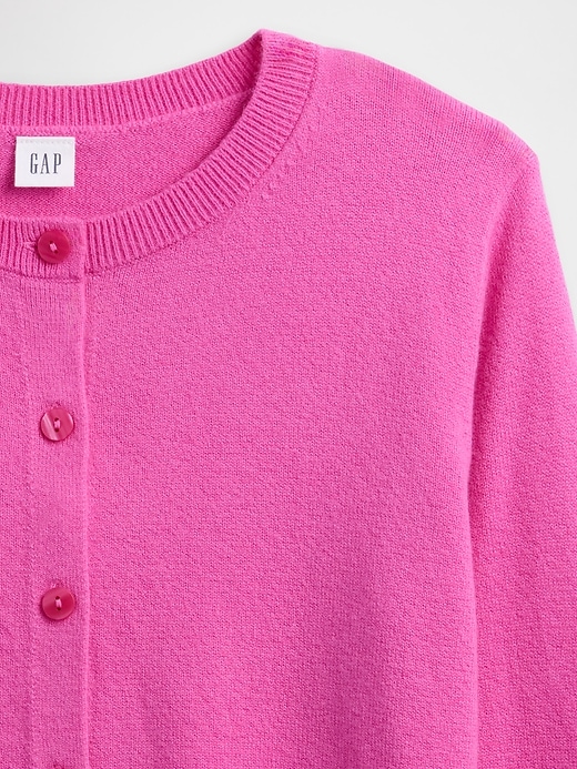 Image number 4 showing, Cashsoft Crewneck Cardigan