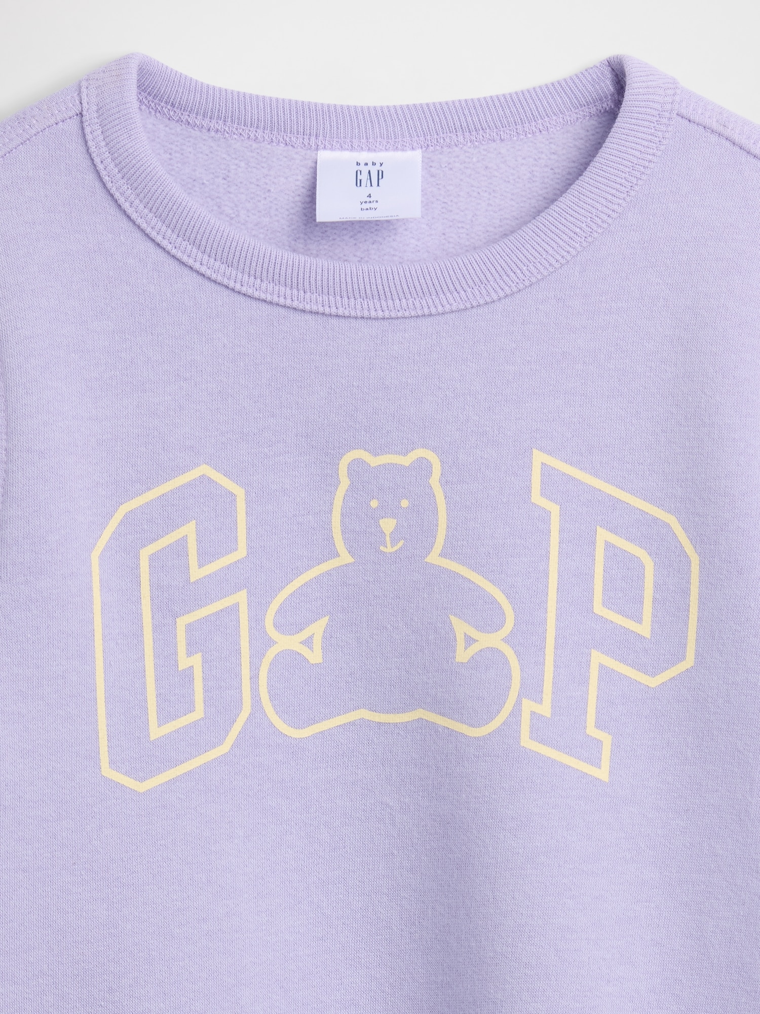 Gap Factory Babygap Logo Sweatshirt In Purple