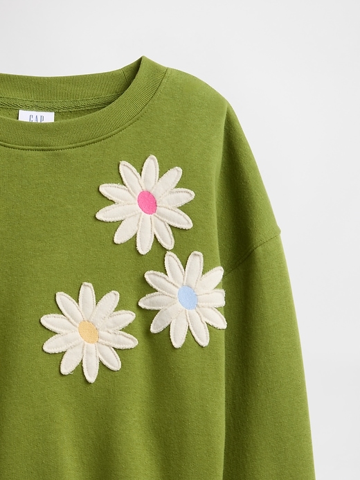 Image number 3 showing, Kids Oversized Crewneck Sweatshirt
