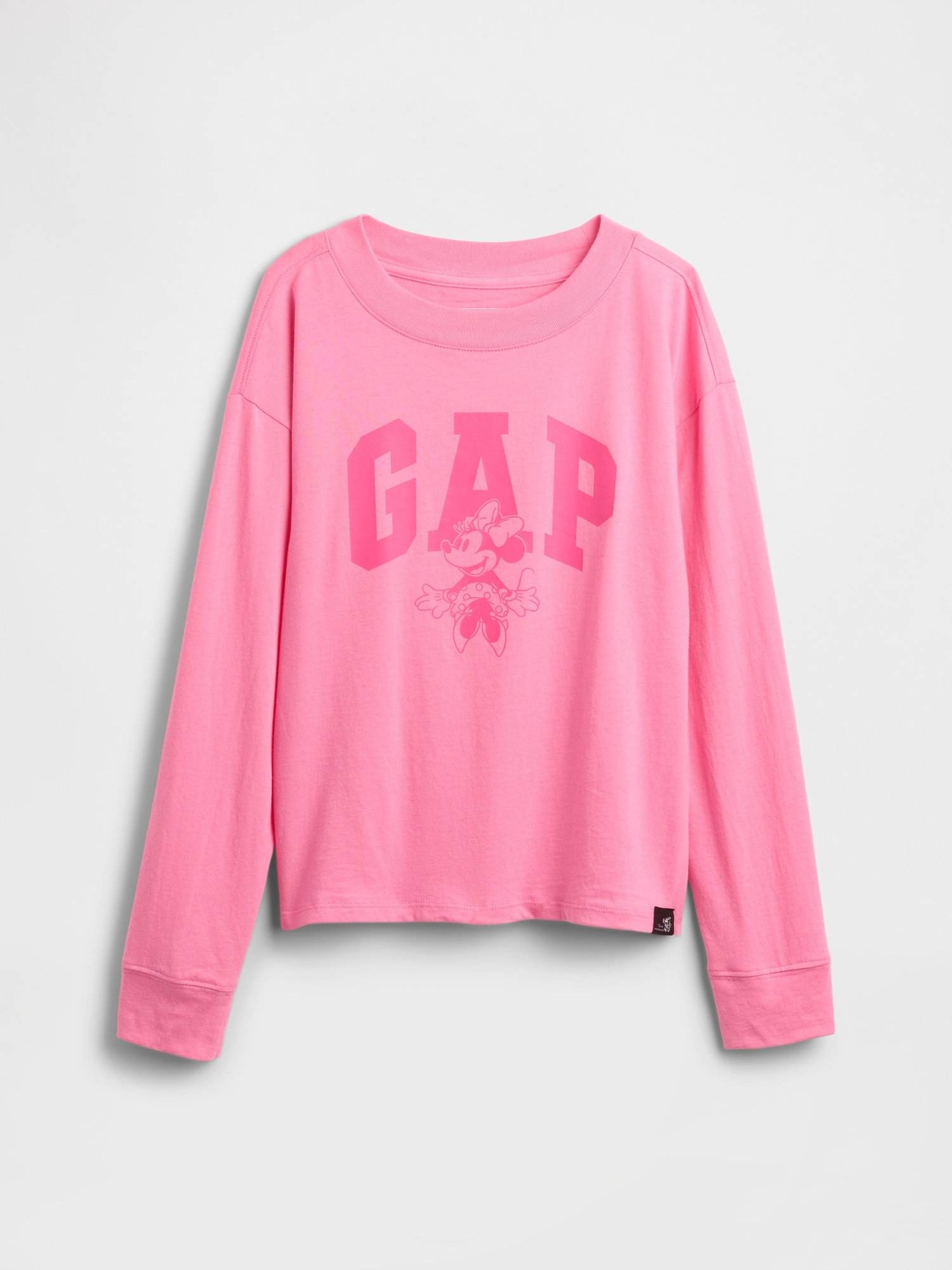 GapKids × Disney Minnie Mouse Relaxed Logo T-Shirt - Pink