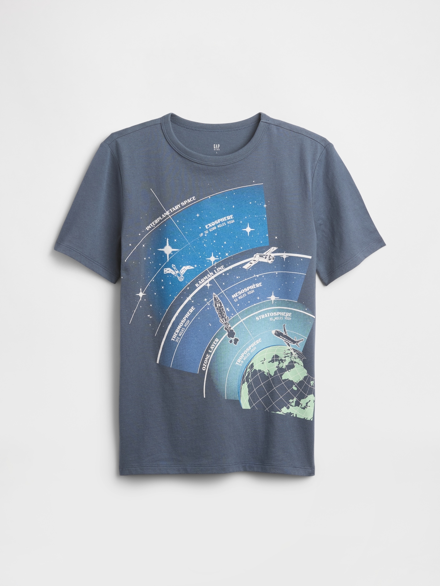 Kids Graphic T-Shirt - Blue