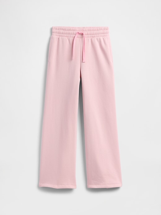 Image number 1 showing, Kids Relaxed Wide-Leg Sweatpants