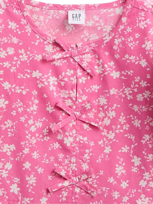 Image number 3 showing, Kids Bow Peplum Top