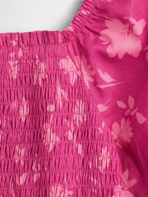 Image number 3 showing, Kids Squareneck Puff Sleeve Top