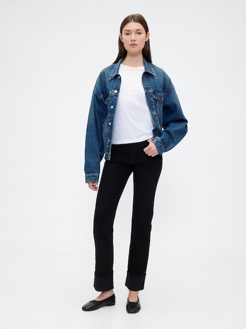 High Rise '90s Slim Straight Jeans