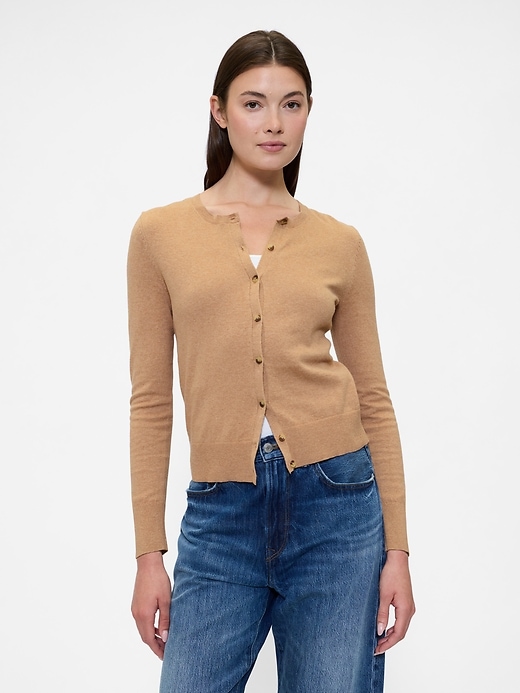 Image number 1 showing, Crewneck Cardigan