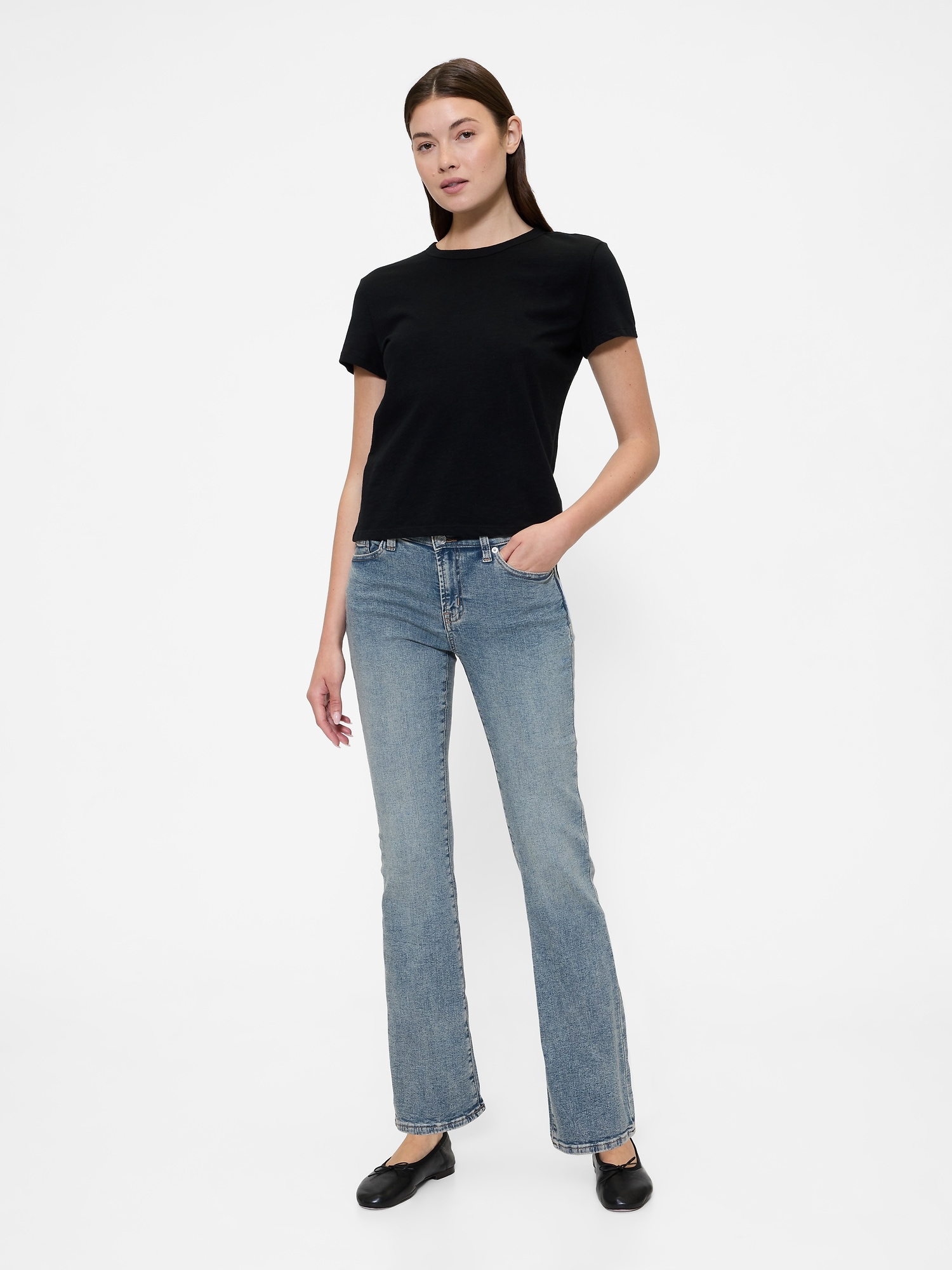 Mid Rise Universal Baby Boot Jeans
