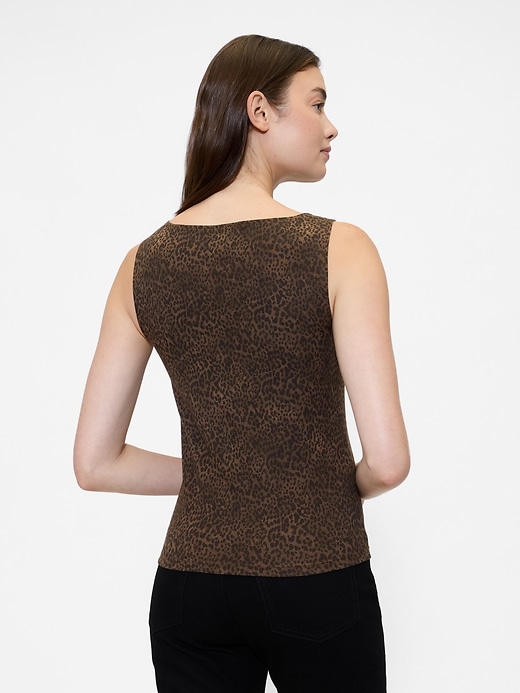 Image number 2 showing, Sleeveless Boatneck Tank Top