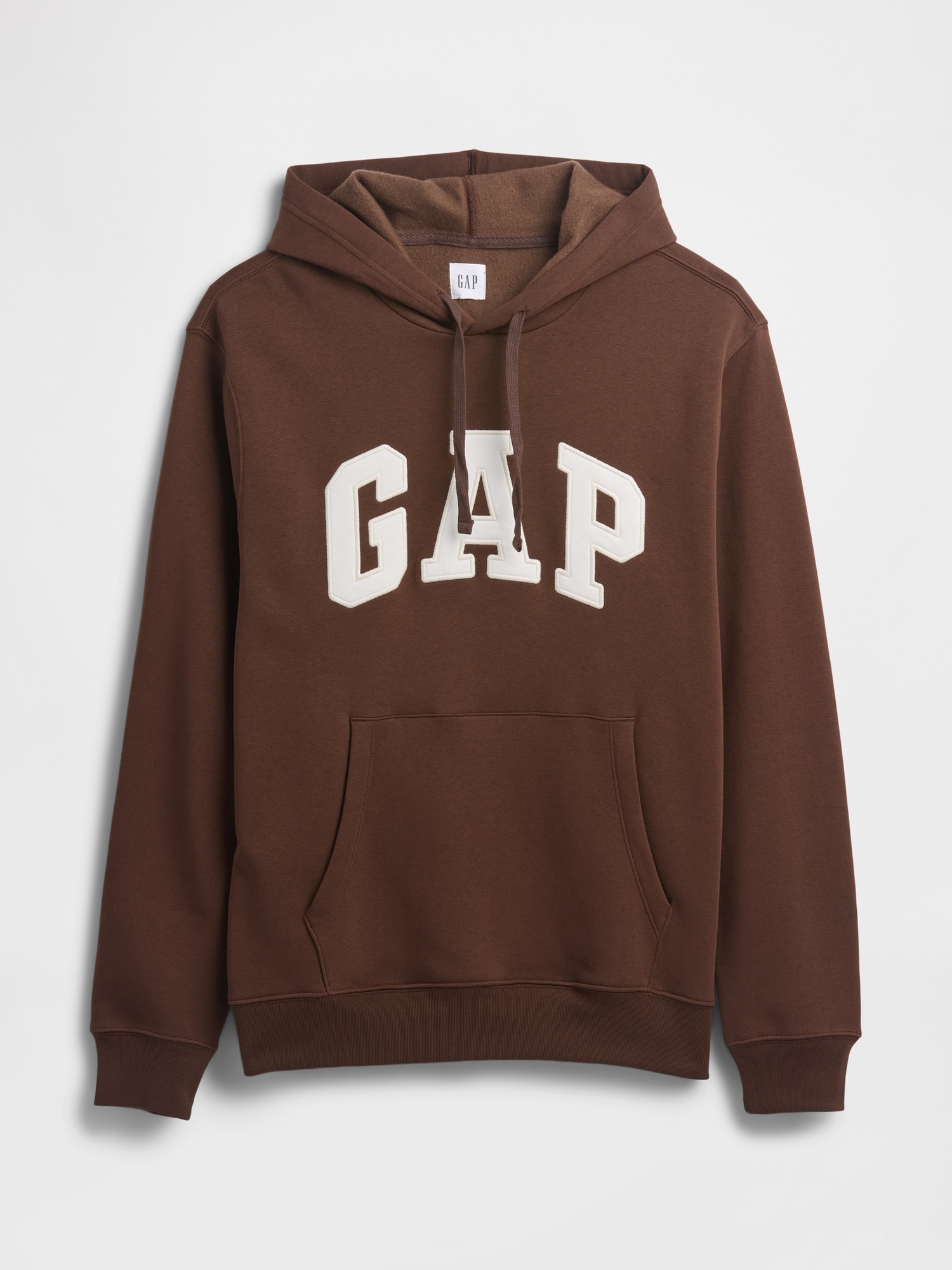 Gap Factory Relaxed Gap Logo Hoodie In Brown