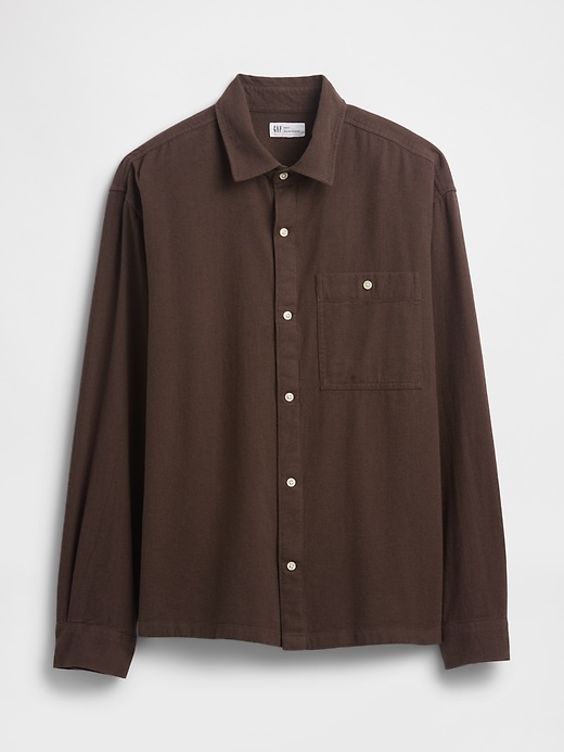 Image number 5 showing, Flannel Shirt in Boxy Fit