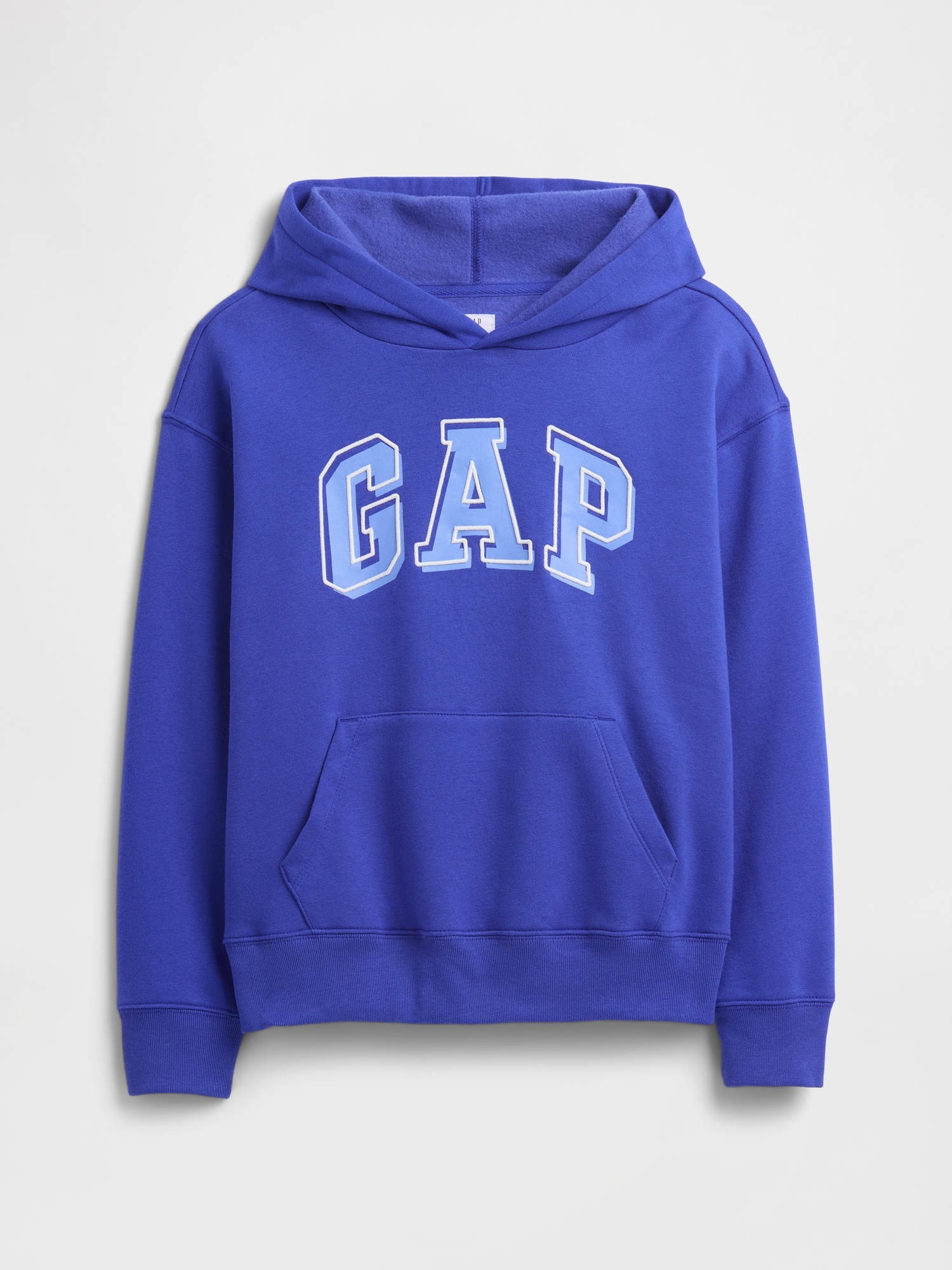 Kids Relaxed Gap Logo Hoodie - Blue