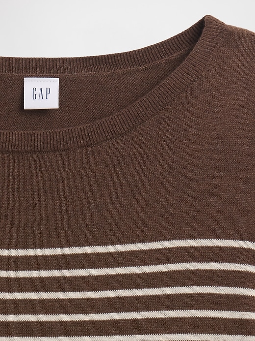 Image number 4 showing, Relaxed Stripe Boatneck Sweater