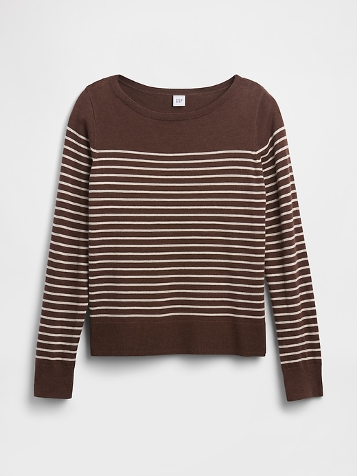 Image number 5 showing, Relaxed Stripe Boatneck Sweater