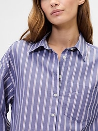 Oversized Shirt in Poplin