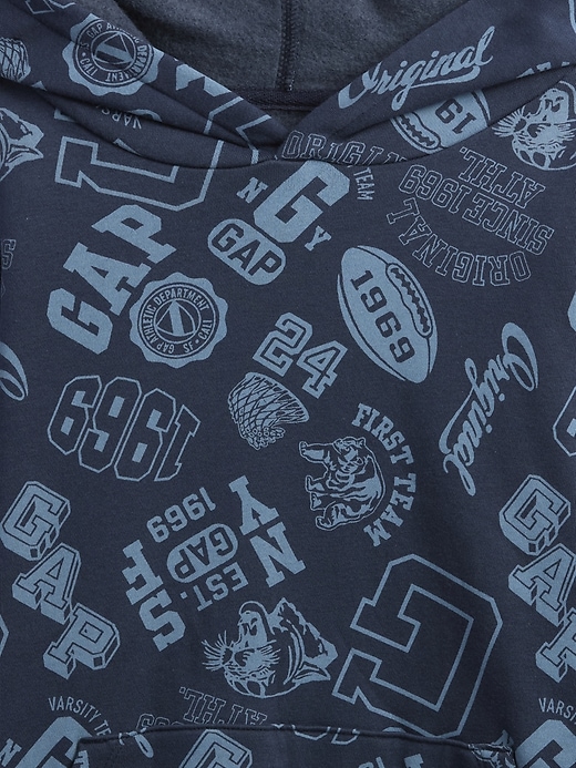 Image number 3 showing, Kids Relaxed Gap Print Hoodie