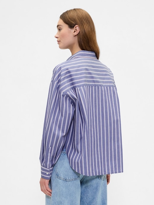 Image number 2 showing, Oversized Shirt in Poplin