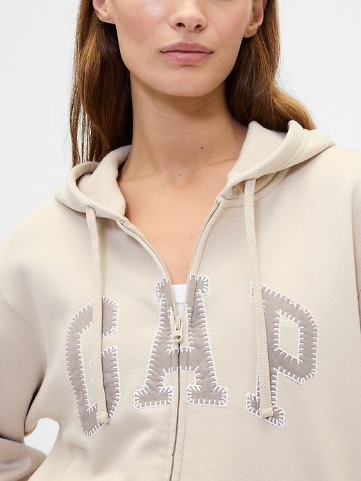 Image number 4 showing, Relaxed Gap Logo Zip Hoodie