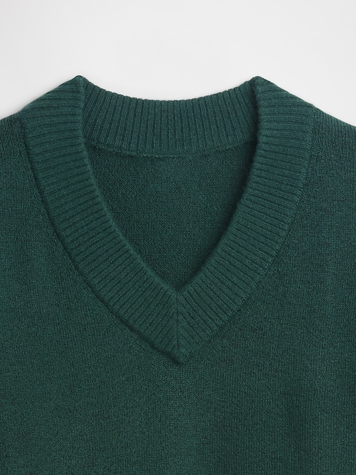 Image number 4 showing, Oversized V-Neck Sweater
