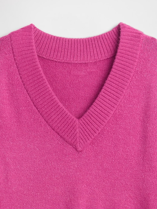 Image number 4 showing, Oversized V-Neck Sweater