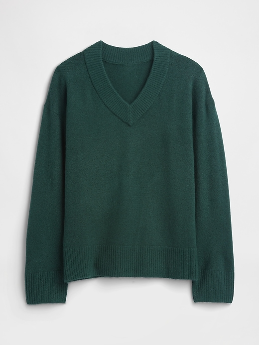 Image number 5 showing, Oversized V-Neck Sweater