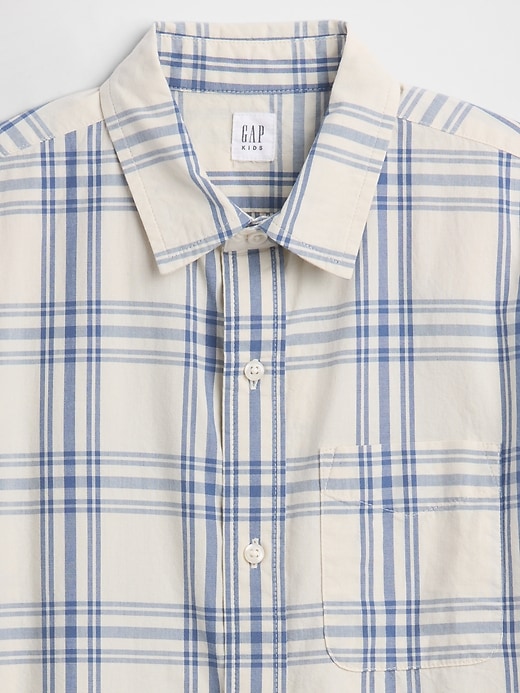 Image number 3 showing, Kids Poplin Shirt