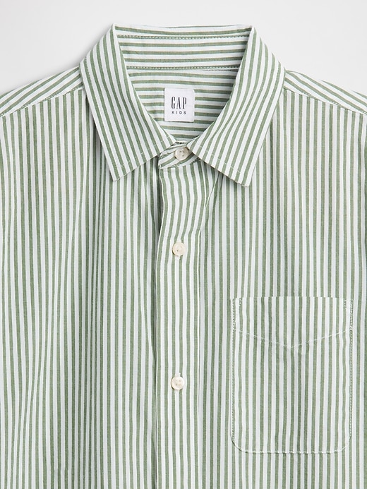 Image number 3 showing, Kids Poplin Shirt