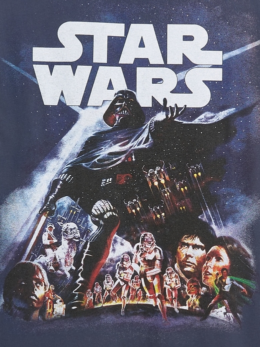 Image number 4 showing, Star Wars#153 Everyday Soft Relaxed Graphic T-Shirt