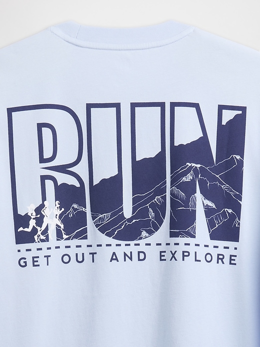 Image number 4 showing, Everyday Soft Relaxed Gap Graphic T-Shirt