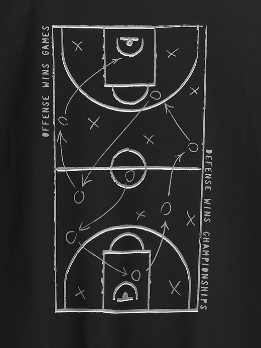 Image number 4 showing, Everyday Soft Relaxed Gap Graphic T-Shirt