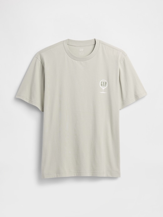Image number 5 showing, Everyday Soft Relaxed Gap Graphic T-Shirt