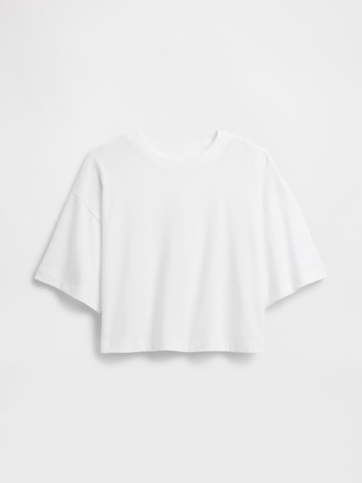 Image number 5 showing, Oversized Cropped Crewneck T-Shirt