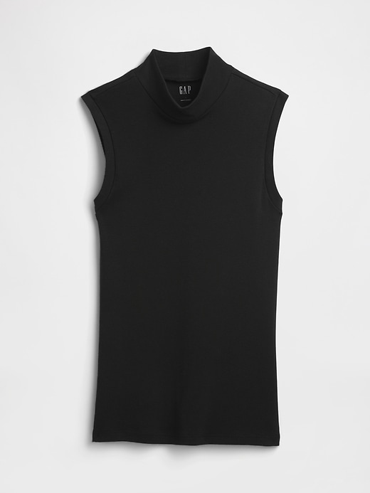Image number 5 showing, Modern Ribbed Mockneck Tank Top