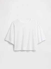 Oversized Cropped Crewneck T-Shirt