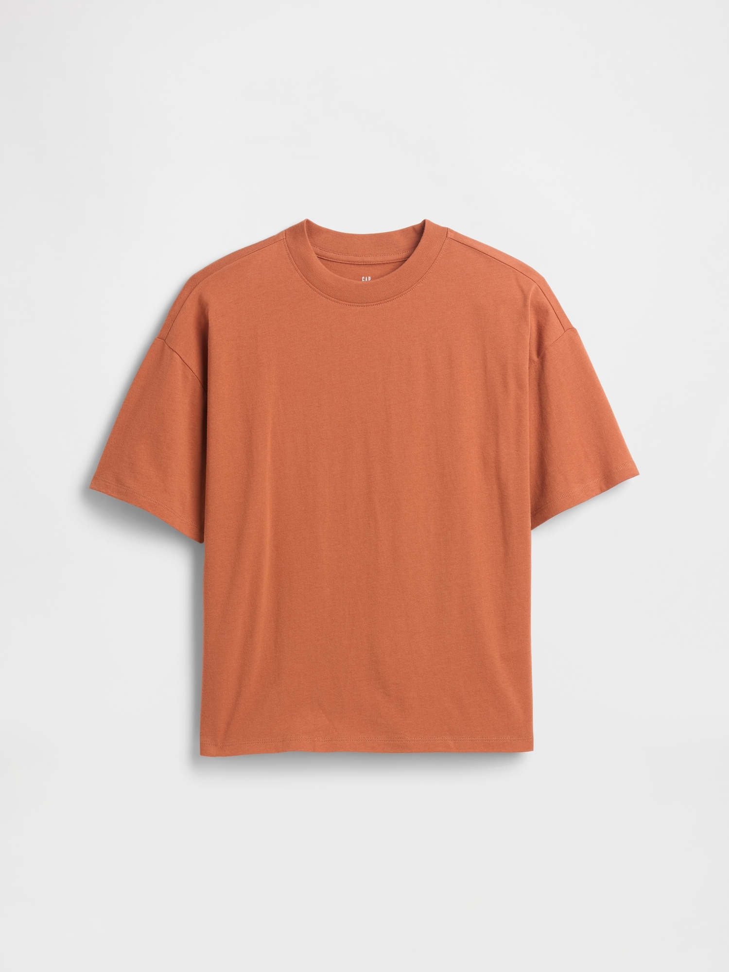 Kids Relaxed Crewneck T-Shirt - Brown